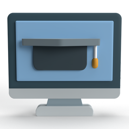 Degree Course  3D Icon