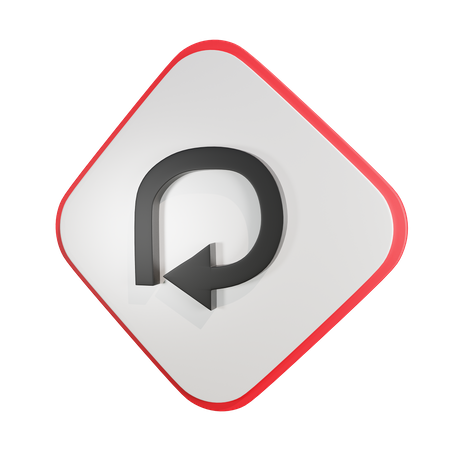 Degree Curve  3D Icon