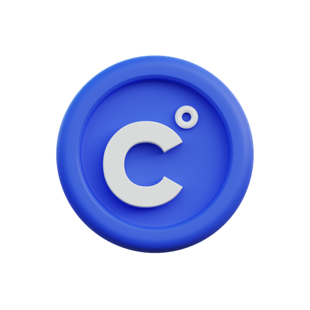 Degree emblem celcius  3D Icon