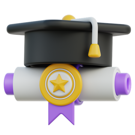 Degree Scroll  3D Icon