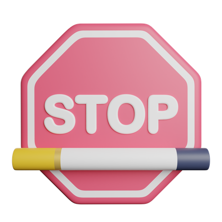 Deja de fumar  3D Icon