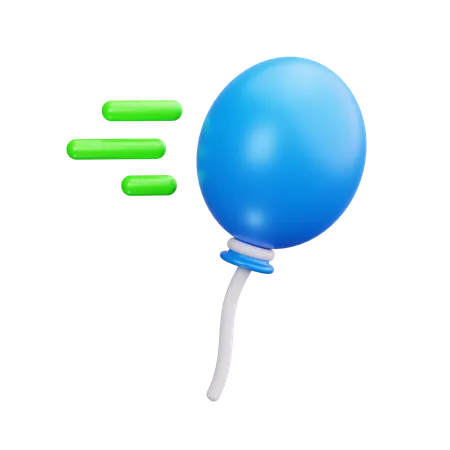 Dekorative Luftballons  3D Icon