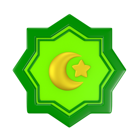 Dekoration Mandala muslimischen  3D Icon