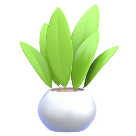 Dekorative Pflanze  3D Icon