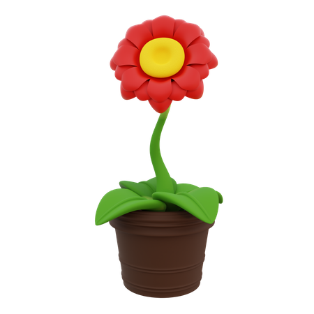 Dekorative Pflanze  3D Icon