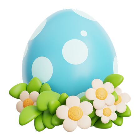 Dekoratives Ei  3D Icon