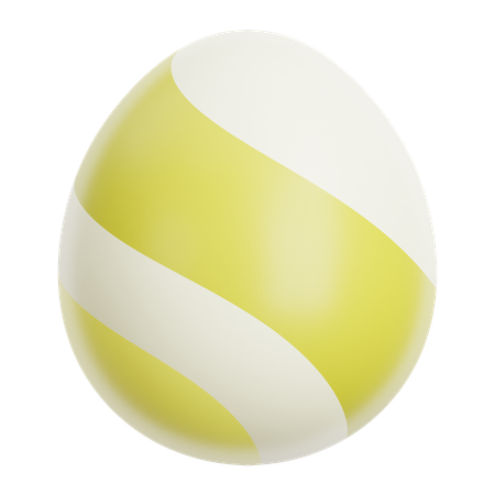 Dekoratives Ei  3D Icon