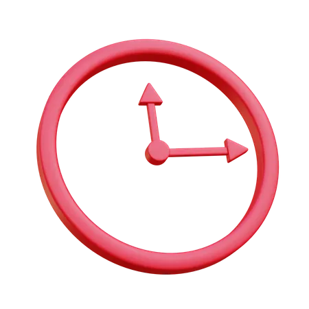 Horloge  3D Icon