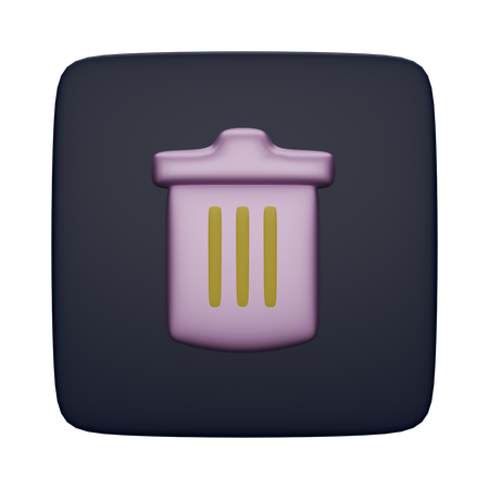 Delate  3D Icon