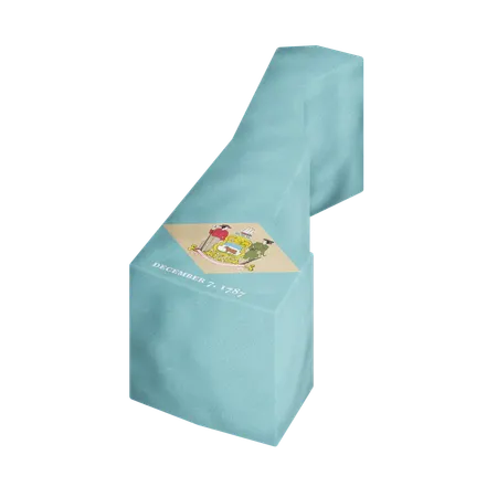 Delaware 3D Icon