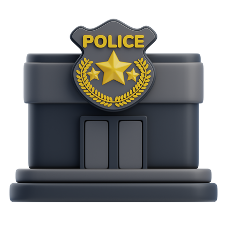 Delegacia de polícia  3D Icon