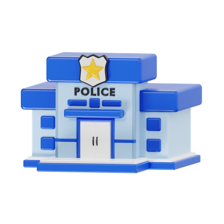 Delegacia de polícia  3D Icon