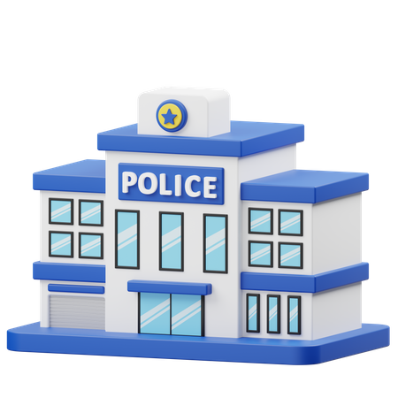 Delegacia de polícia  3D Icon