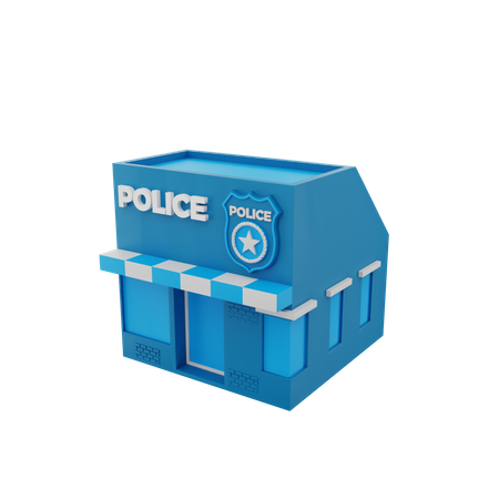 Delegacia de polícia  3D Icon