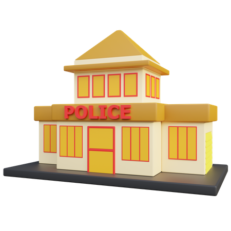 Delegacia de polícia  3D Icon