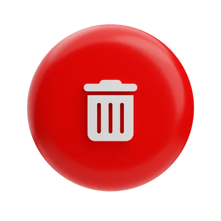 Delete  3D Icon