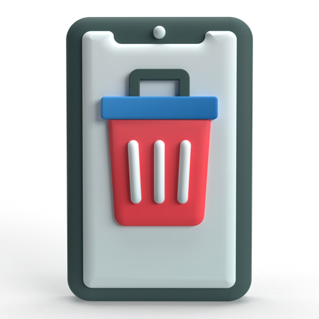 Delete  3D Icon