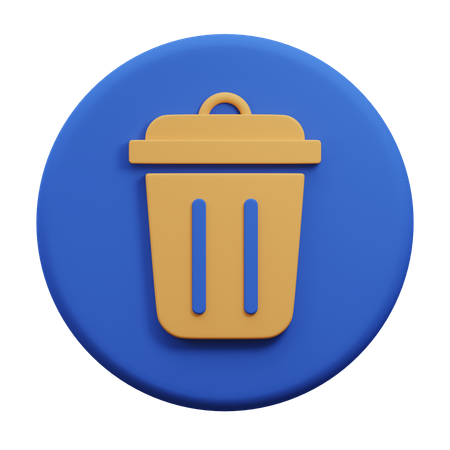 Delete  3D Icon