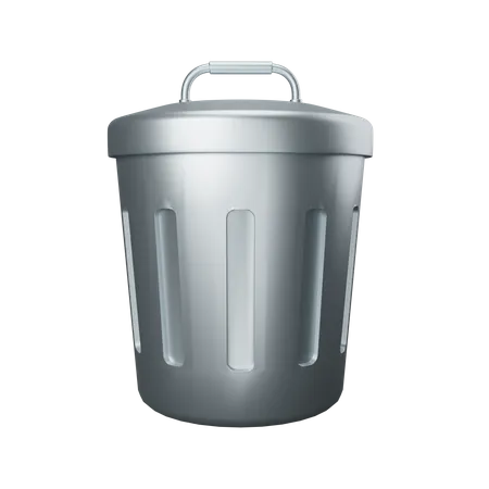 3 D Rendering Delete Trash Bin Isolated Useful For User Interface Apps And Web Design Illustration 3D Icon