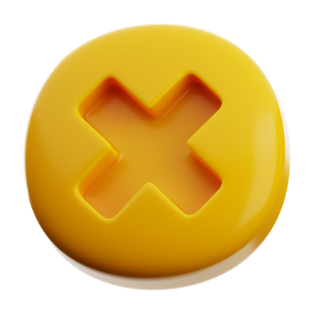 Delete Button  3D Icon