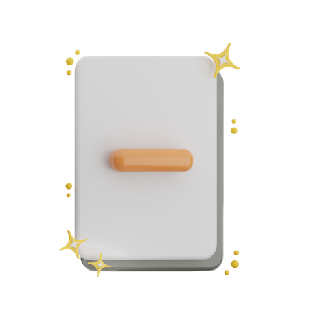 Delete Document  3D Icon