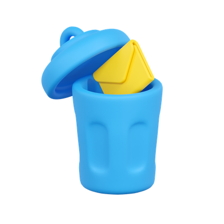 Delete email  3D Icon