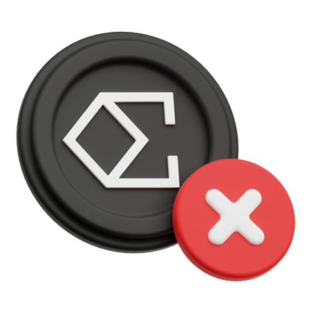 Delete Ethena  3D Icon