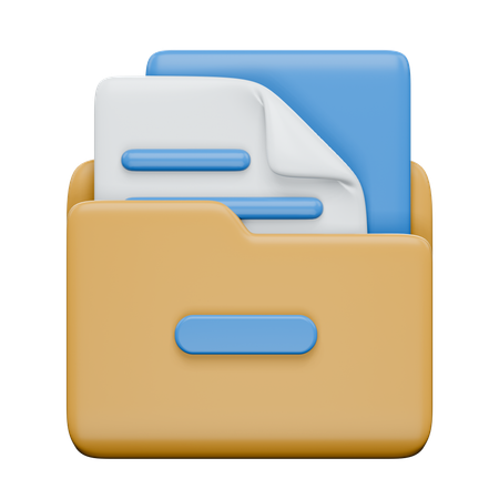 Delete Folder  3D Icon