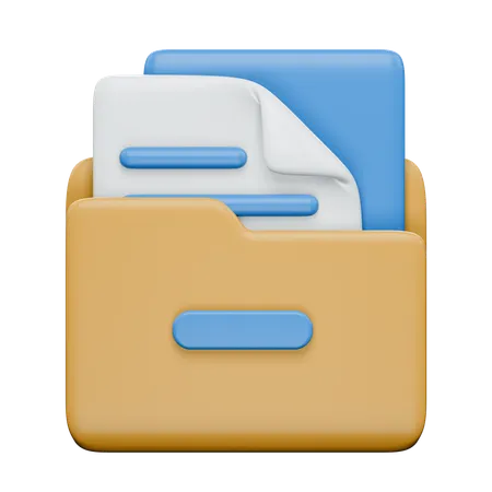 Delete Folder  3D Icon