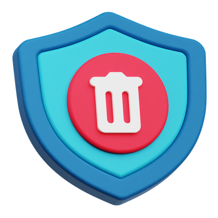 Delete Protection  3D Icon