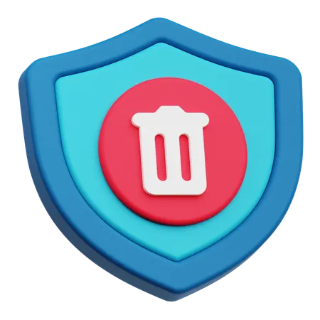 Delete Protection  3D Icon