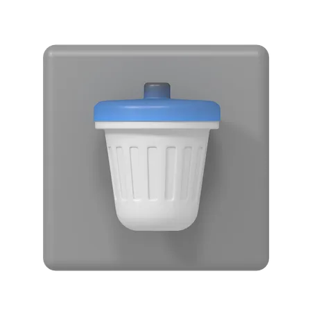 Delete Trash  3D Icon