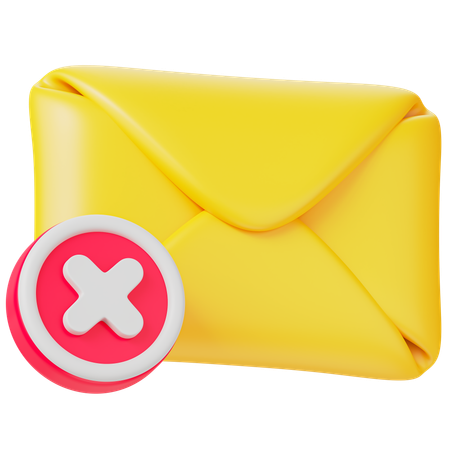 Deleted Email  3D Icon