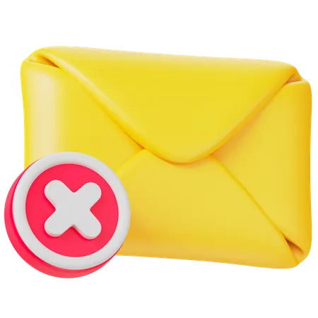 Deleted Email  3D Icon