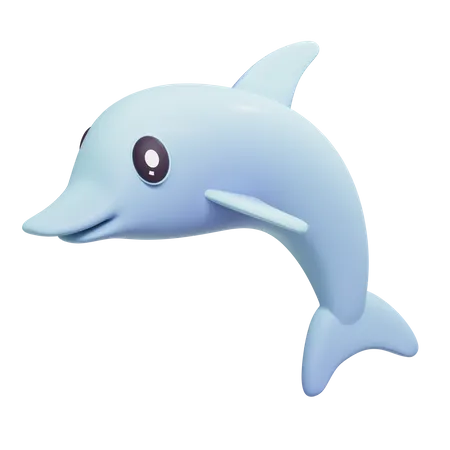 Delfín  3D Icon