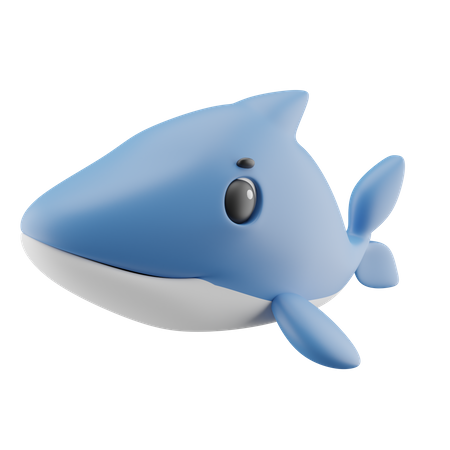Delfín  3D Icon
