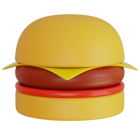 Livraison de délicieux burgers  3D Icon