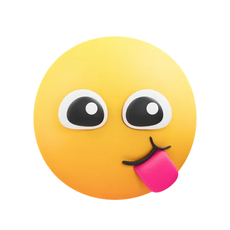 Délicieux emoji  3D Icon