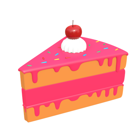 Torta deliciosa  3D Illustration