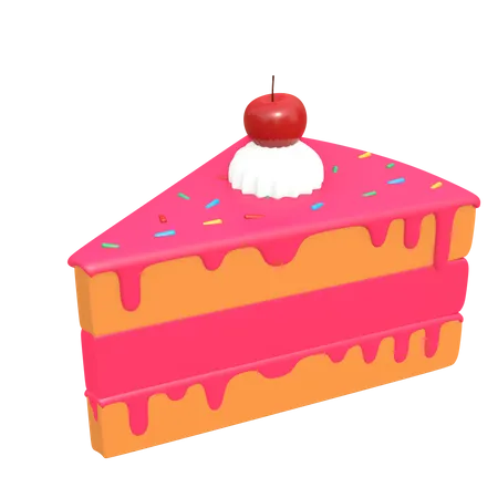 Torta deliciosa  3D Illustration