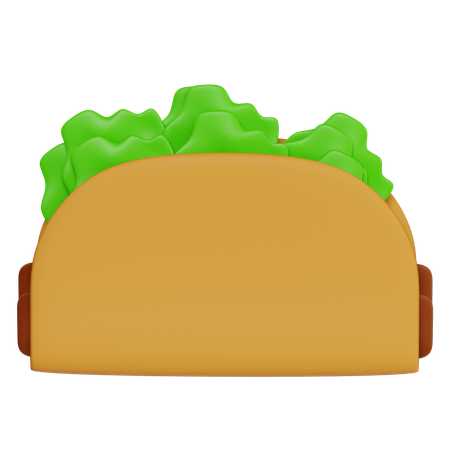 Delicioso Taco Delicia  3D Icon