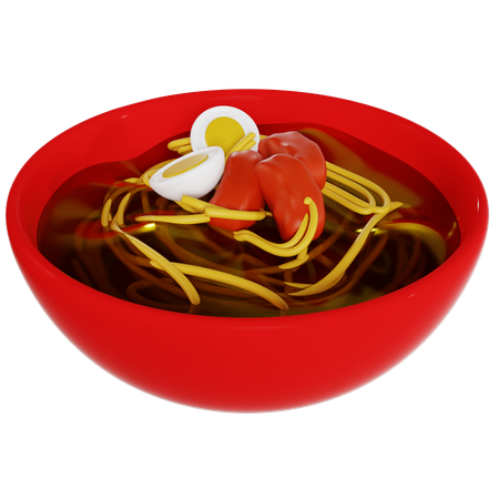 Delicious Ramen Bowl  3D Icon