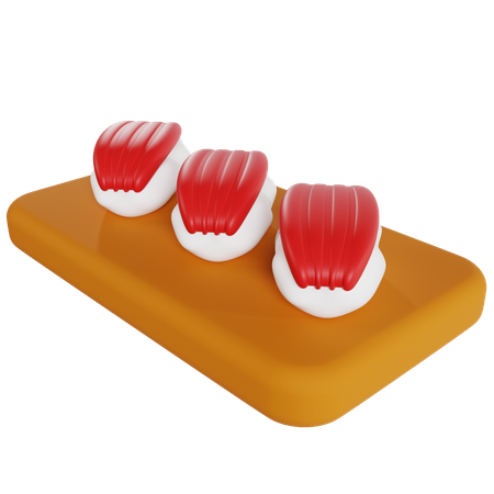 Delicious Sushi Platter  3D Icon