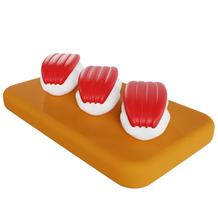 Delicious Sushi Platter  3D Icon