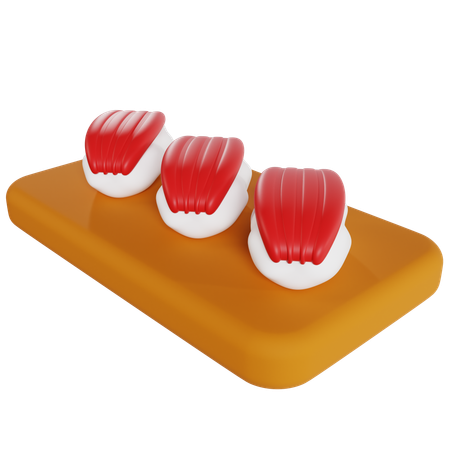 Delicious Sushi Platter  3D Icon
