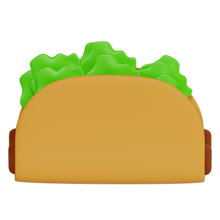 Delicious Taco Delight  3D Icon