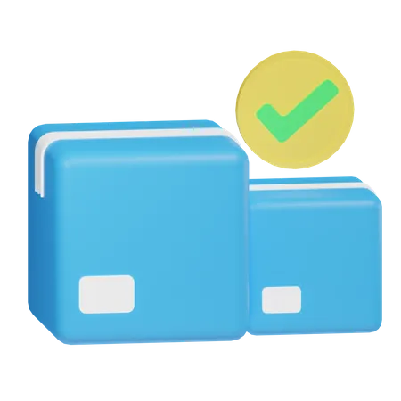 Package Box Icon 3D Illustration