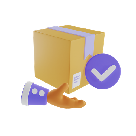 Delivered Package  3D Icon