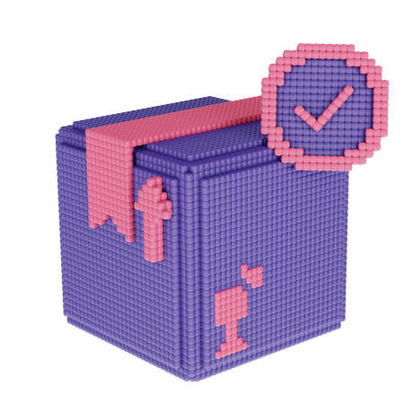 Delivered package  3D Icon