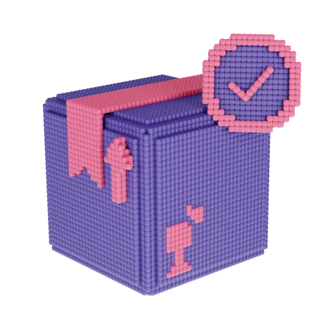 Delivered package  3D Icon